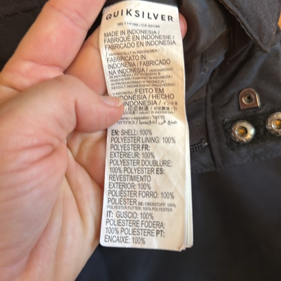 Men’s Quiksilver Ski Pants - Picture 8 of 10